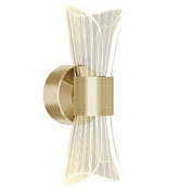 картинка Управляемый светодиодный светильник, бра DIO 12W 2Y-ON/OFF-230x80x85-GOLD/CLEAR-220-IP20 УУО00004621 Estares от интернет-магазина К1-СТРОЙ