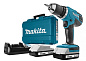 Дрель-шуруповерт аккумуляторная DF457DWE Makita