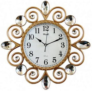 картинка Часы настенные K-3104 G WORLD от интернет-магазина К1-СТРОЙ