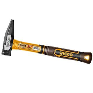 картинка Молоток слесарный 300г с фиберглассовой ручкой HMH82300 INGCO от интернет-магазина К1-СТРОЙ