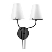 картинка 758627 (MB7116-2А) Бра DIAFANO 2х40W G9 ЧЕРНЫЙ ХРОМ/БЕЛЫЙ (в комплекте) от интернет-магазина К1-СТРОЙ