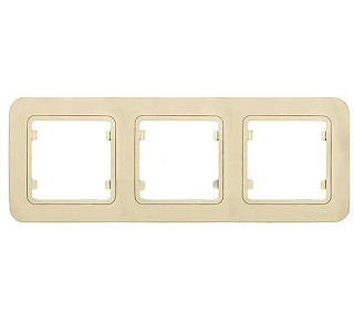 картинка Рамка 3-ая верт. крем Makel Lillium 18012708 от интернет-магазина К1-СТРОЙ