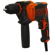 картинка Эл. ударная дрель, 550 Вт, 13 мм, БЗП BEH550-QS BLACK&DECKER от интернет-магазина К1-СТРОЙ
