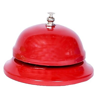 картинка Звонок настольный Calling Bell – Rangeen QJ125 – Red от интернет-магазина К1-СТРОЙ