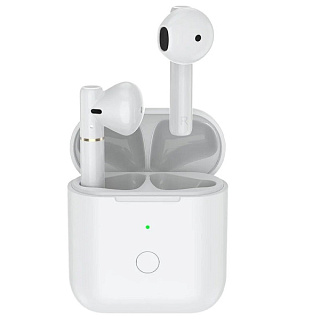 картинка Наушники беспроводные Bluetooth 5.0 TWS sarma белый HIPER от интернет-магазина К1-СТРОЙ