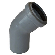 картинка Отвод канализационный 50 х 45 ПП WaterMark от интернет-магазина К1-СТРОЙ