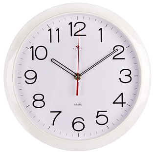 картинка Часы настенные 6026 W Рубин от интернет-магазина К1-СТРОЙ